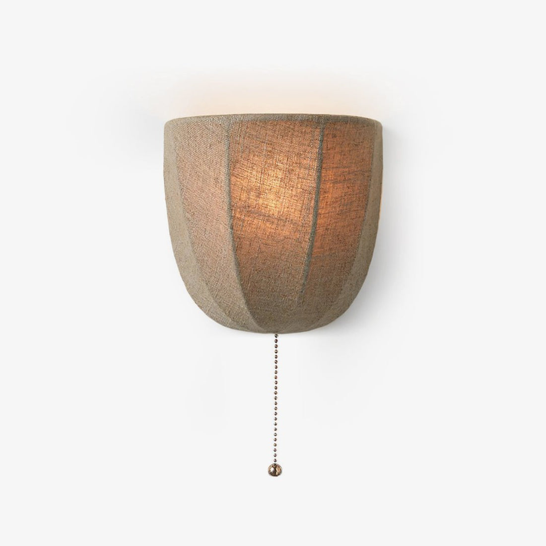 Sienna Linen Wall Sconce factory direct custom fabric shade wall light