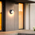 Contemporary Exterior Wall Fixtures Circular & Square Waterproof Designs for Gardens & Villas, Outdoor Wall Light, Die-cast Aluminum, 6"