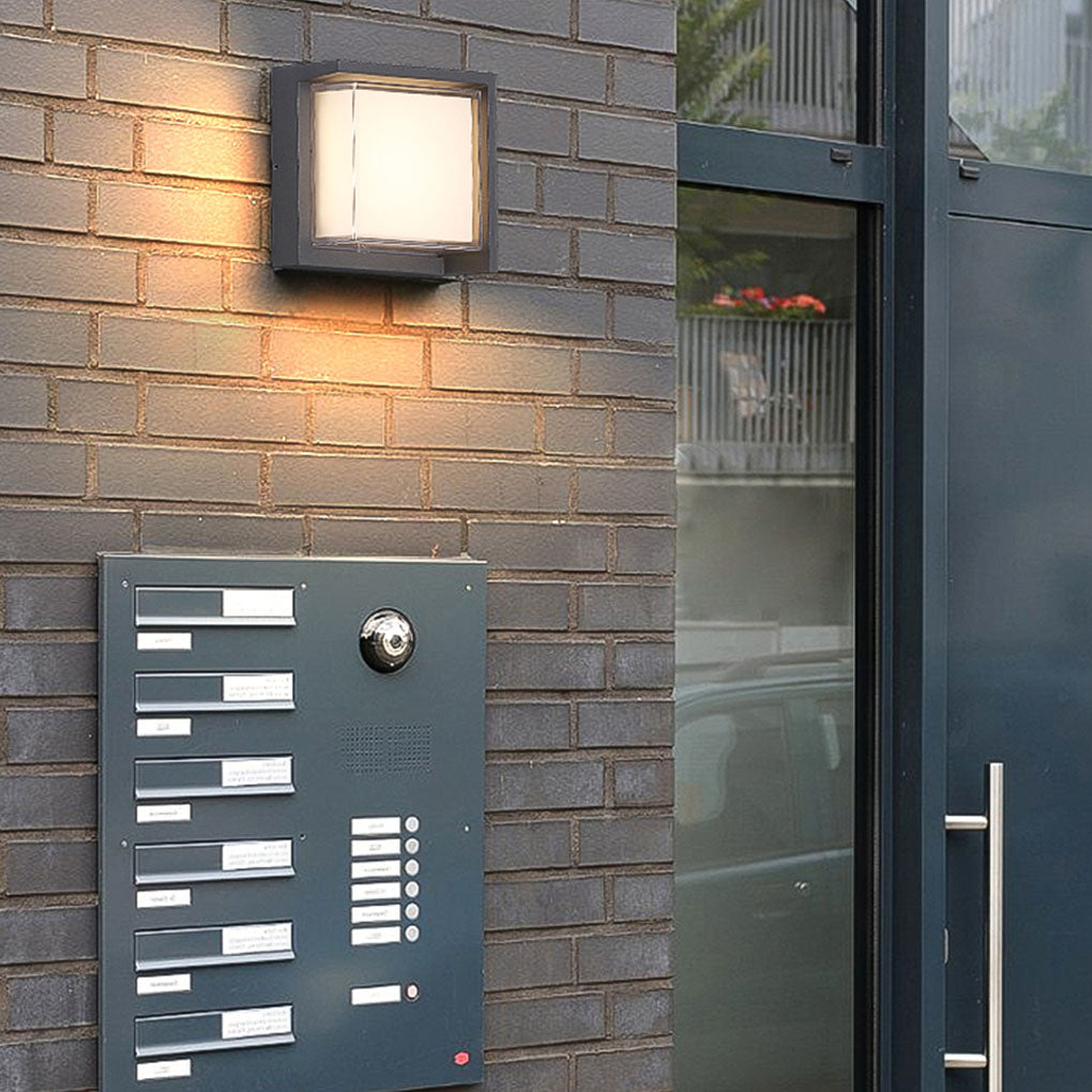 Contemporary Exterior Wall Fixtures Circular & Square Waterproof Designs for Gardens & Villas, Outdoor Wall Light, detail 10