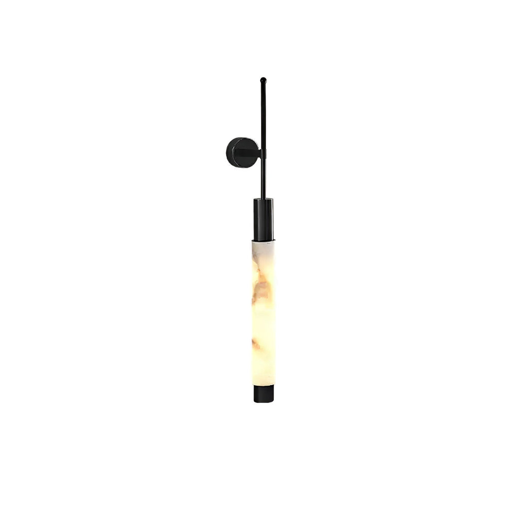 Verita Alabaster Wall Light, Hardwired Wall Sconce, detail 28