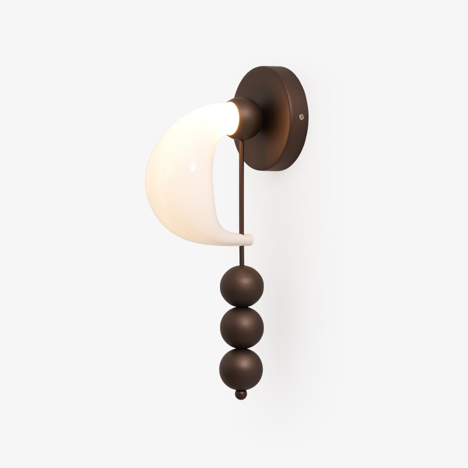 Alabris Wall Light, Hardwired Wall Sconce, Glass, Dia 11cm x H 36cm