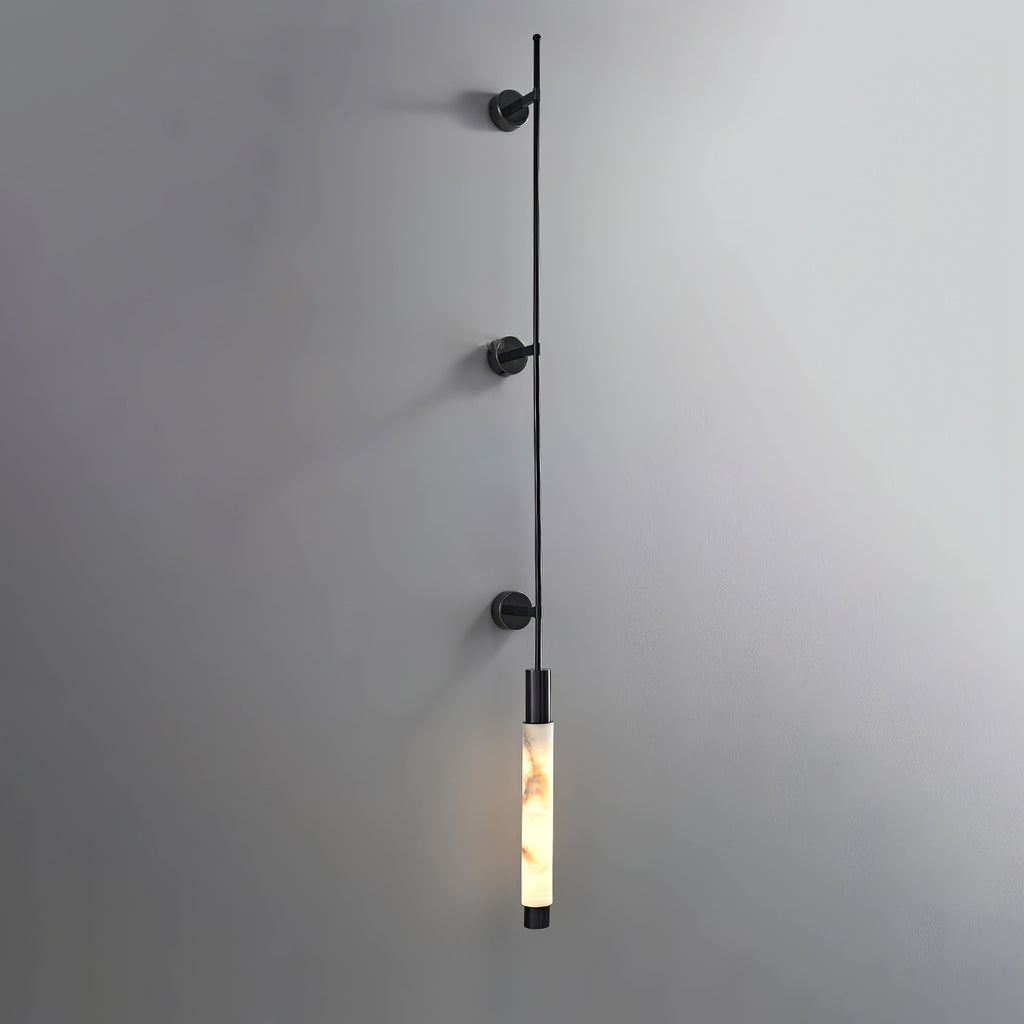 Verita Alabaster Wall Light, Hardwired Wall Sconce, detail 26