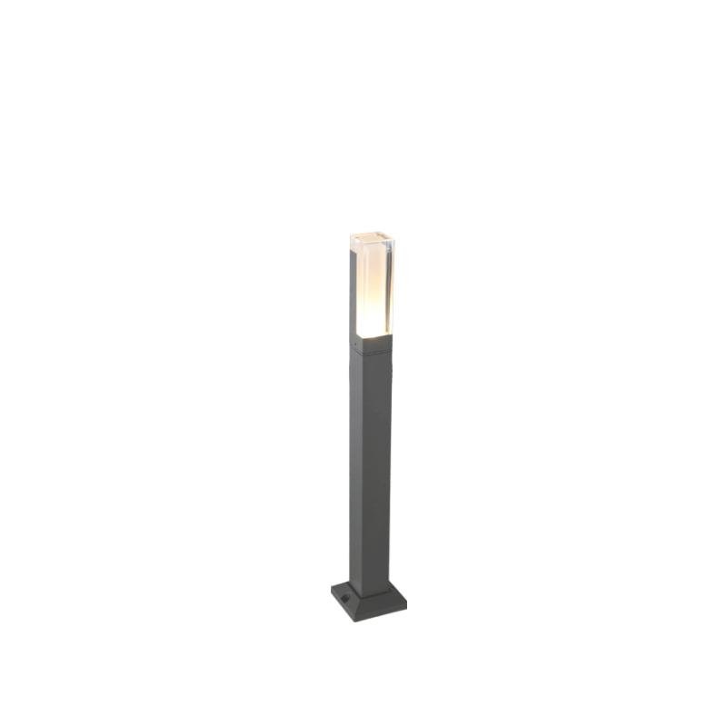 Square LED Waterproof Aluminum Black Clean-Lined Exterior Light Pathway Lights, Outdoor Wall Light, detail 8