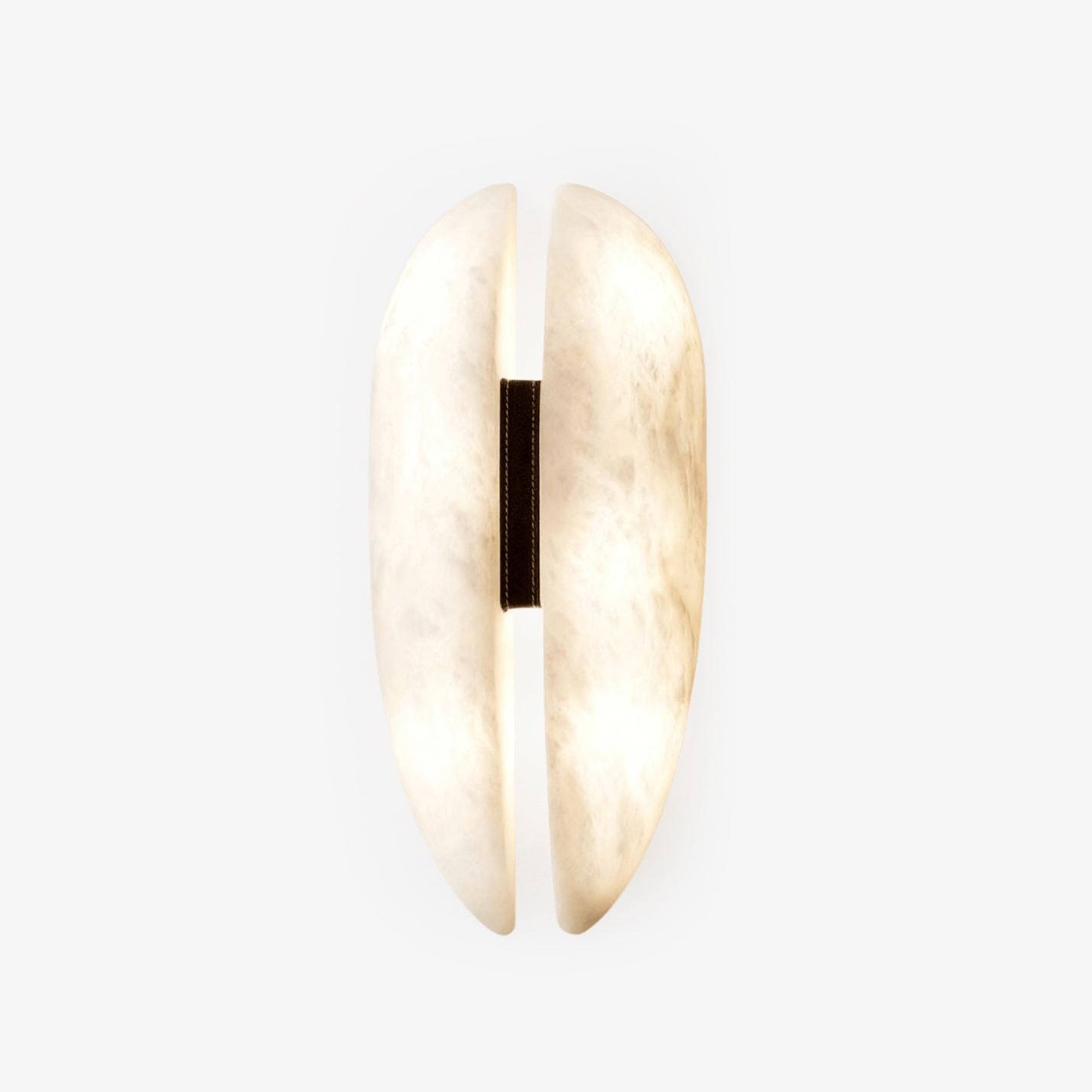 Alabaster Veil Wall Light, Hardwired Wall Sconce, Metal, Dia 18.5cm x H 36cm