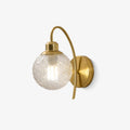 Lucienne Curved Wall Light, Hardwired Wall Sconce, Metal, L 22cm x W 15cm x H 26cm