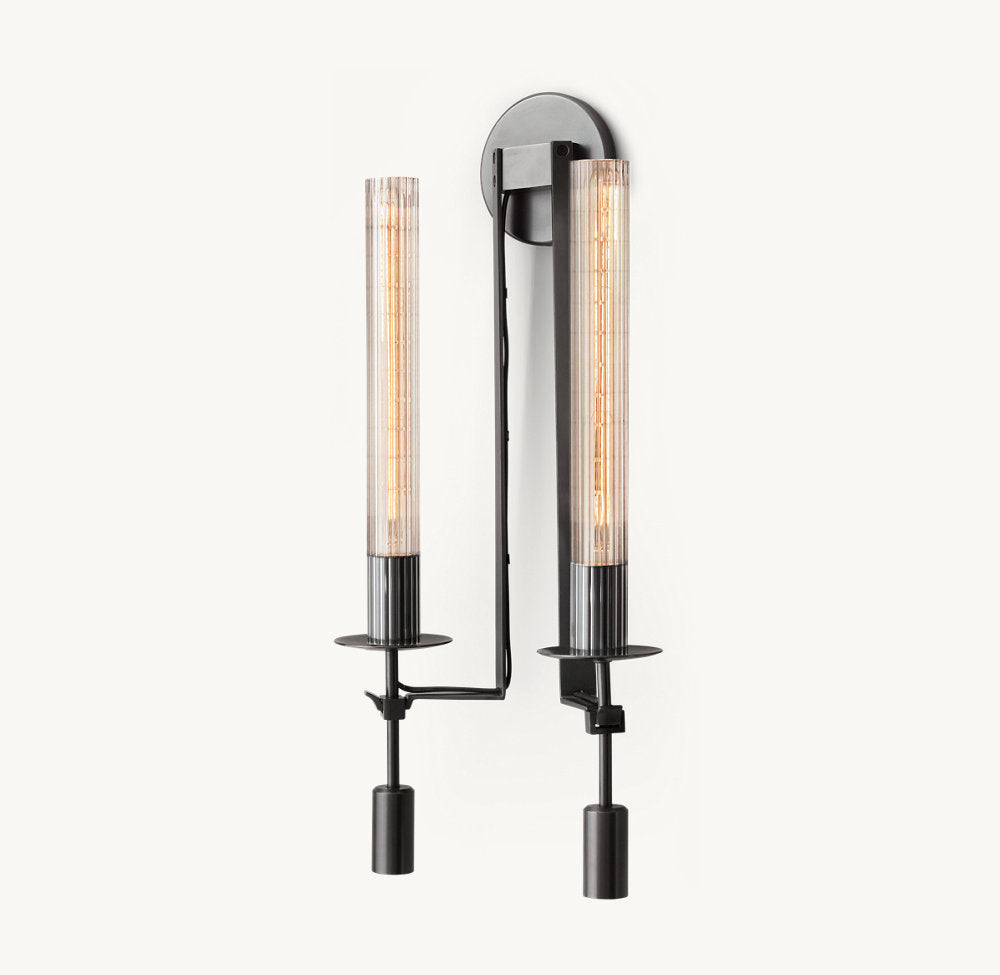 Fontanelle Double Wall Light, Bathroom Wall Sconce, detail 8