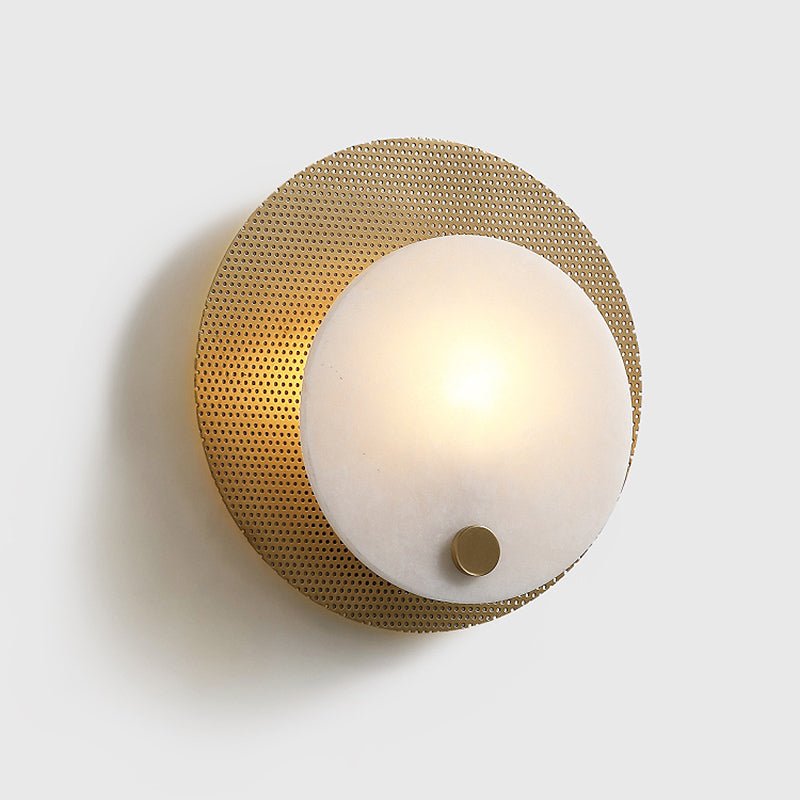 Lumen Alabaster Wall Light, Hardwired Wall Sconce, detail 16
