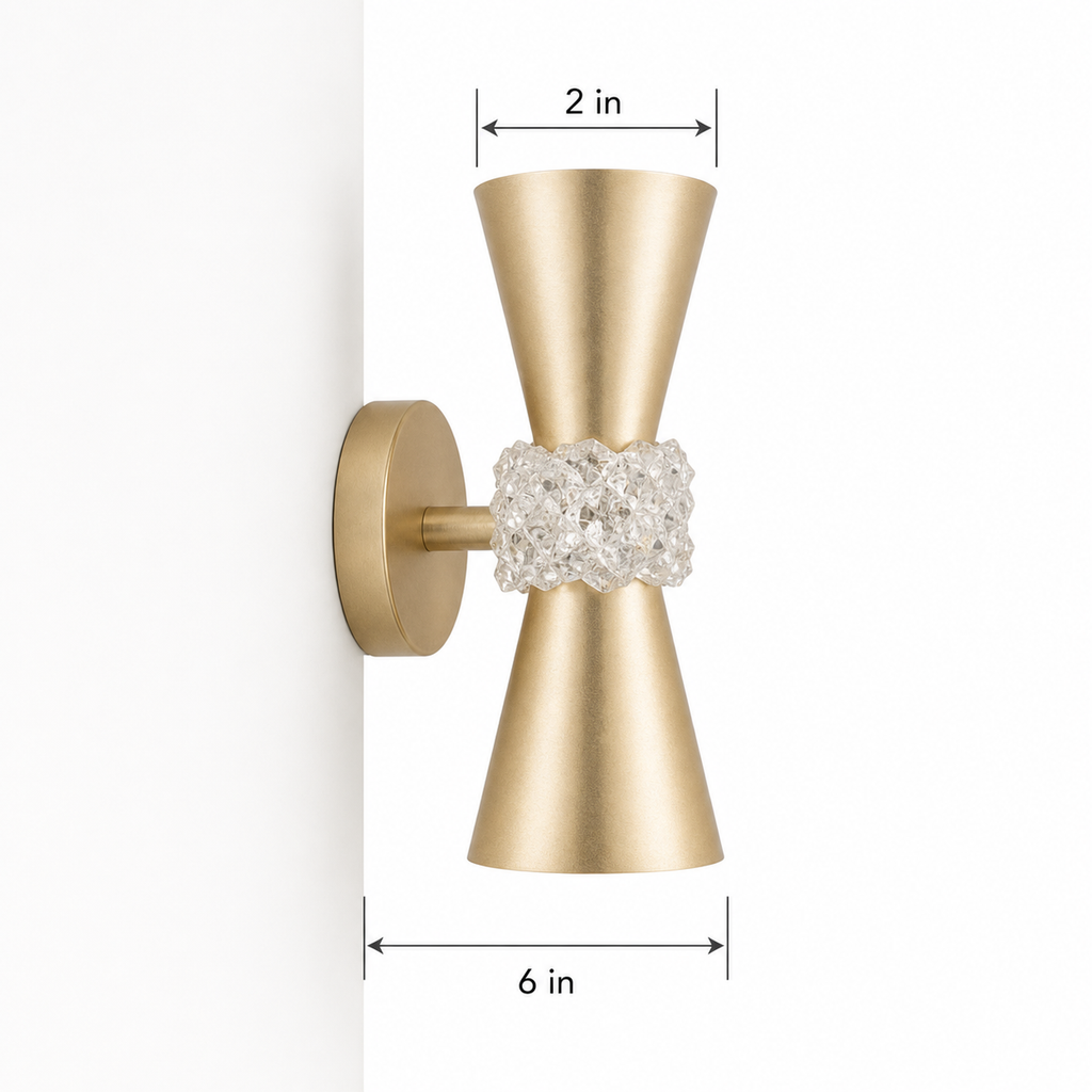 Artisan Arctic Halo 2 Light Wall Light detail view 6