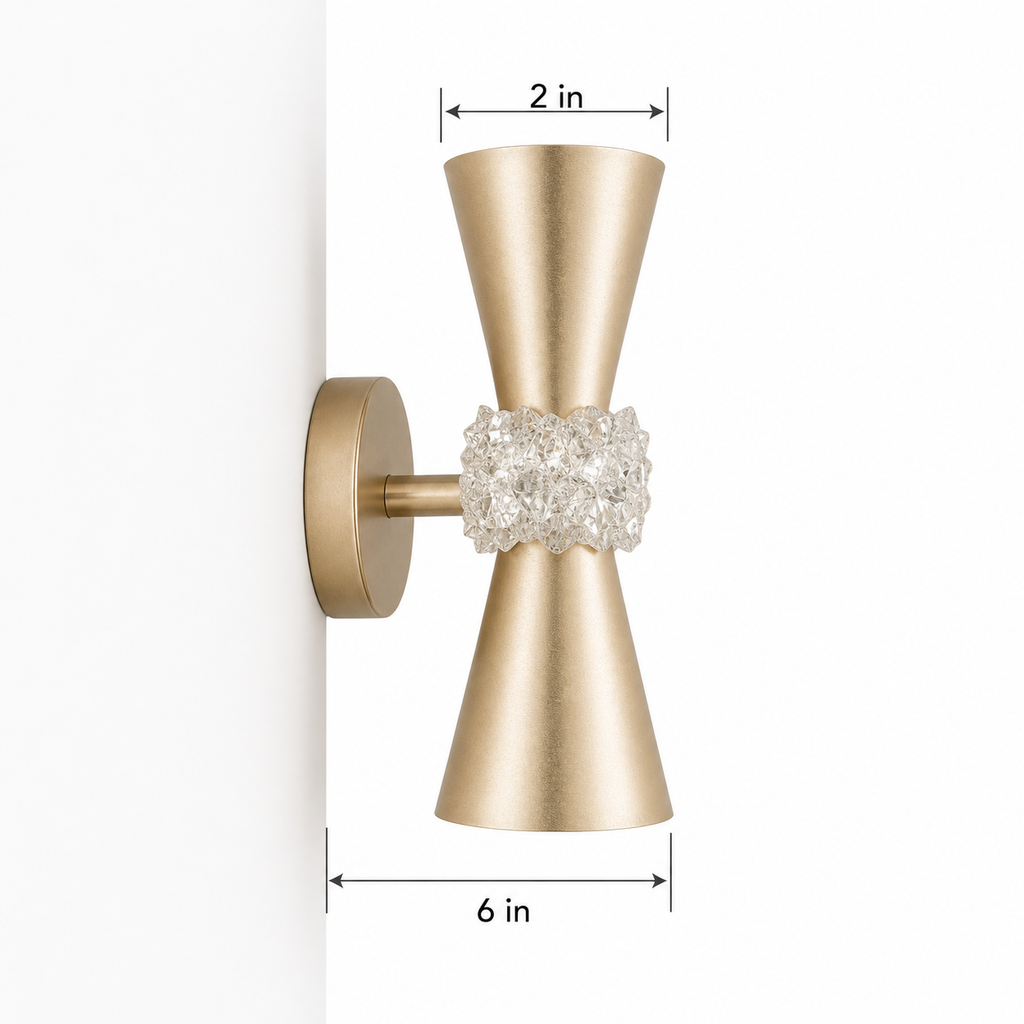 Artisan Arctic Halo 2 Light Wall Light detail view 7