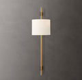 Vela Box Bar Sconce - Circular Shade, Bedroom Wall Sconce, detail 5