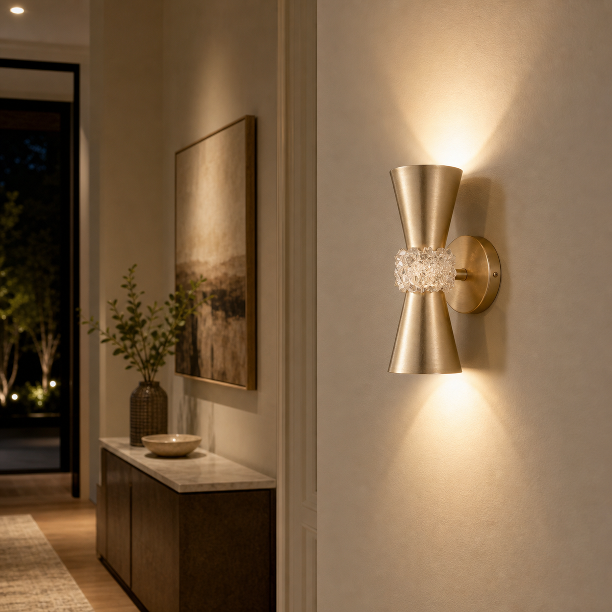 Artisan Arctic Halo 2 Light Wall Light detail view 10
