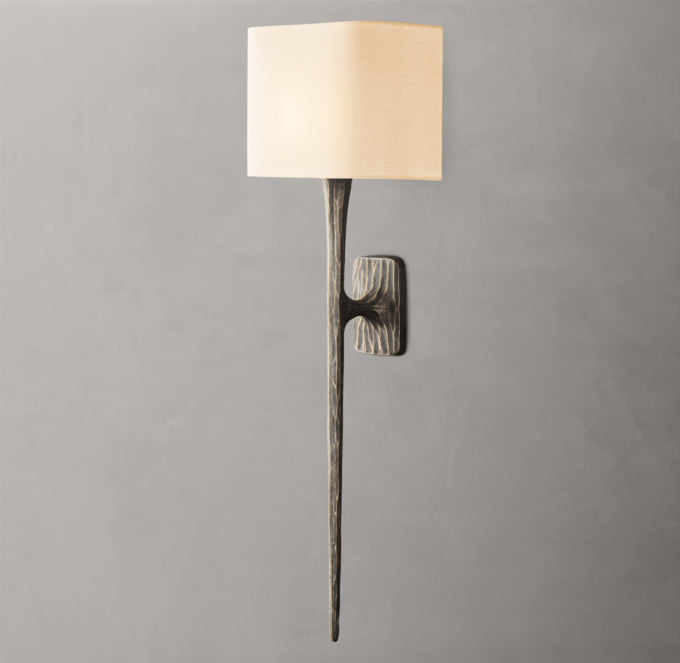 Thaddeus Grand Shaded Wall Light, Bathroom Wall Sconce, detail 17