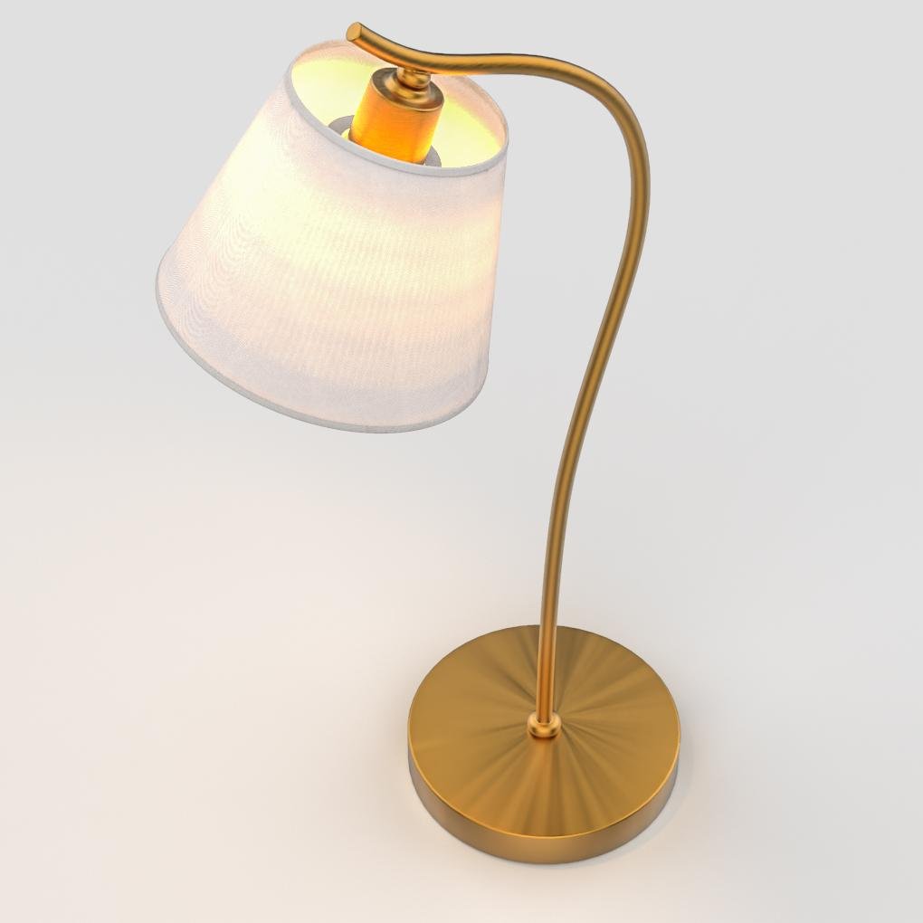 Metal Gooseneck Desk Light with Cone Fabric Shade for Bedside and Office Use, Bedside Table Lamp, detail 3