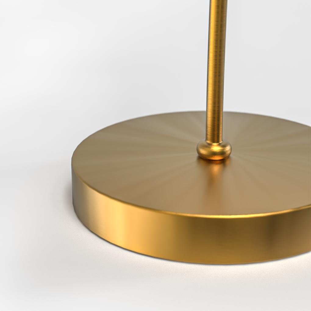 Metal Gooseneck Desk Light with Cone Fabric Shade for Bedside and Office Use, Bedside Table Lamp, detail 7