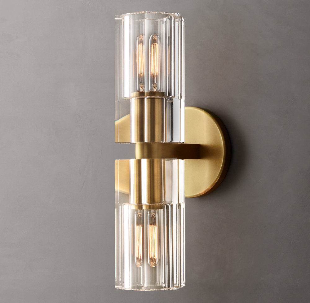Arcachon Linear Wall Light, Bathroom Wall Sconce, 5"D x 13"H