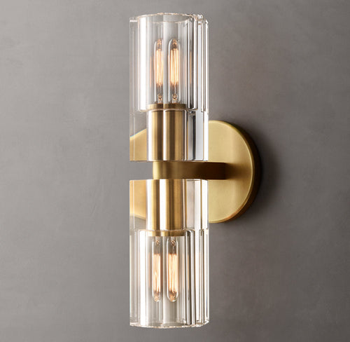 Arcachon Linear Wall Light, Bathroom Wall Sconce, 5"D x 13"H