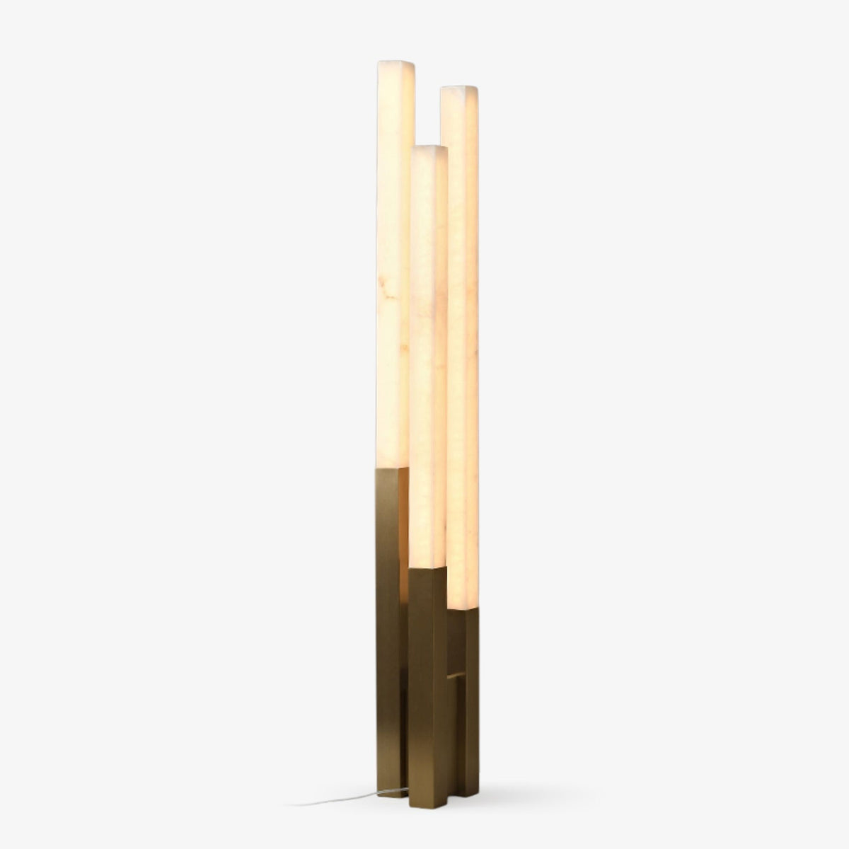Callisto Alabaster Floor Light, Floor Lamp, Metal, Dia 20cm x H 155cm