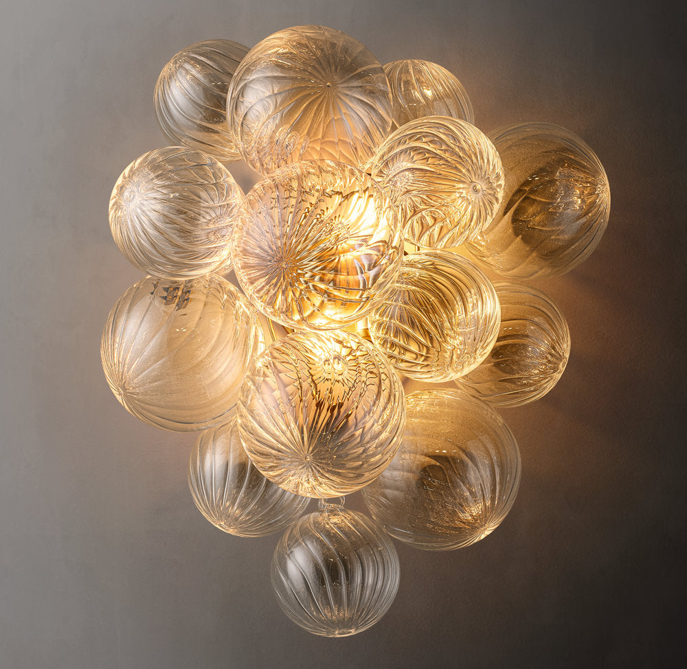 Talia Wall Light - Dimensions Overall: 14 W, Hardwired Wall Sconce, detail 5