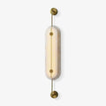 Solvane Alabaster Wall Light - Wall Lamp, Hardwired Wall Sconce, Metal, Dia 18cm x H 80cm