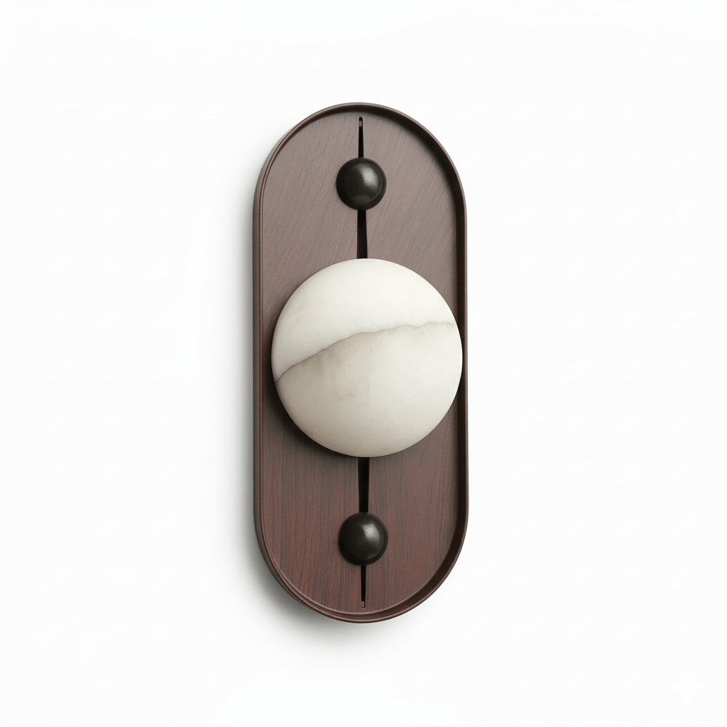 Koyan Alabaster Wall Light, Hardwired Wall Sconce, detail 18