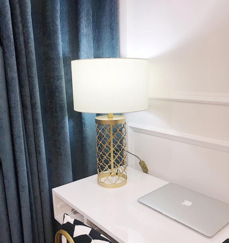 Openwork Metal Table Light, Bedside Table Lamp, detail 8