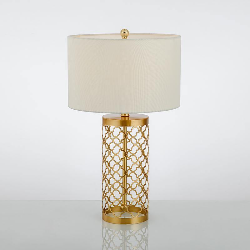 Openwork Metal Table Light, Bedside Table Lamp, detail 7