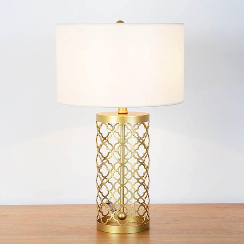 Openwork Metal Table Light, Bedside Table Lamp, detail 6