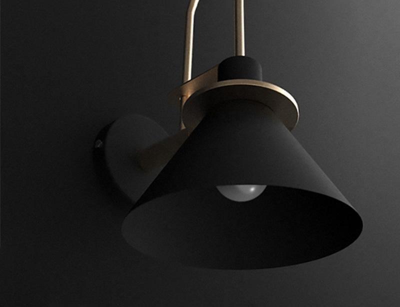 Nordic Metal Wall Light, Hardwired Wall Sconce, detail 7