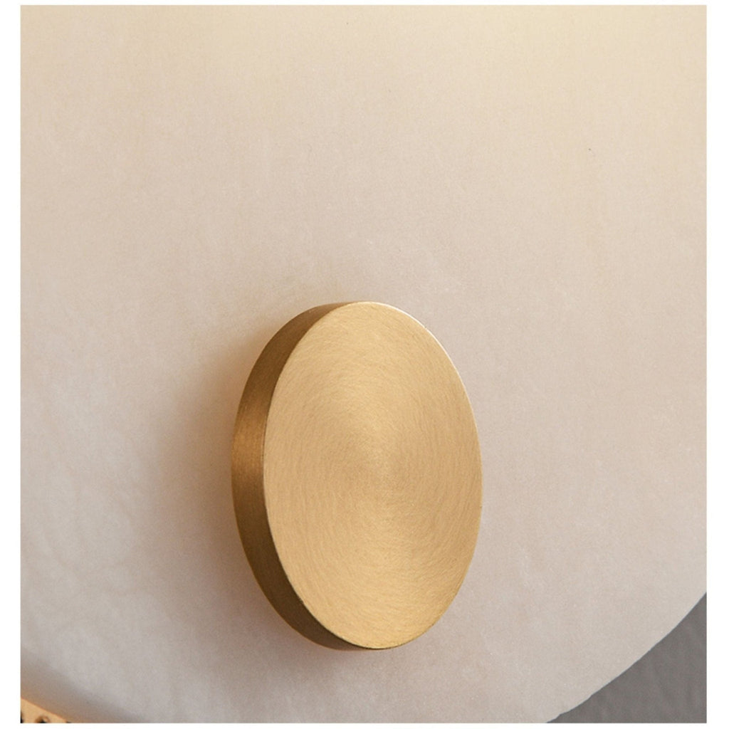 Lumen Alabaster Wall Light, Hardwired Wall Sconce, detail 10
