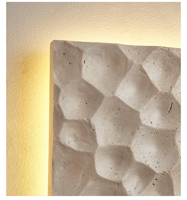 Hive Hexagonal Texture Wall Light, Hardwired Wall Sconce, detail 9