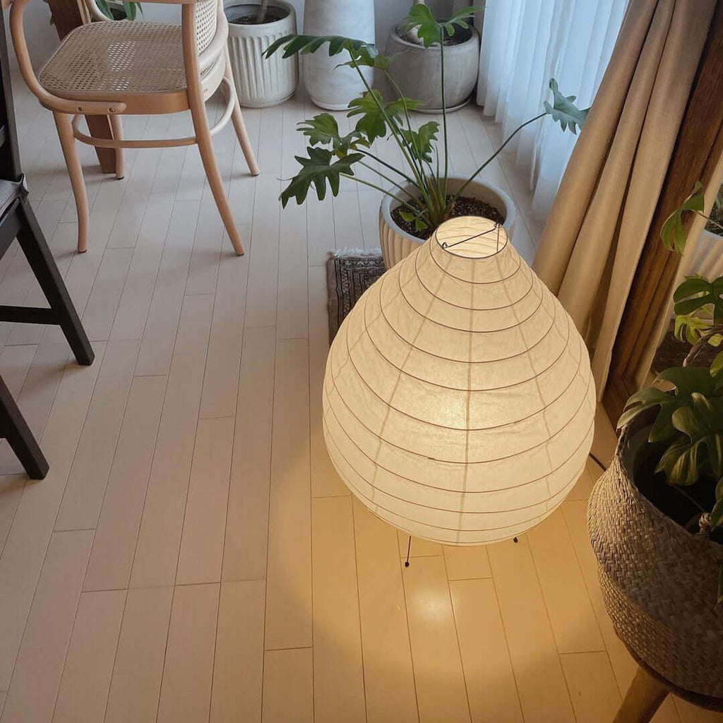 Washi Paper Lantern Floor Light, Floor Lamp, detail 11