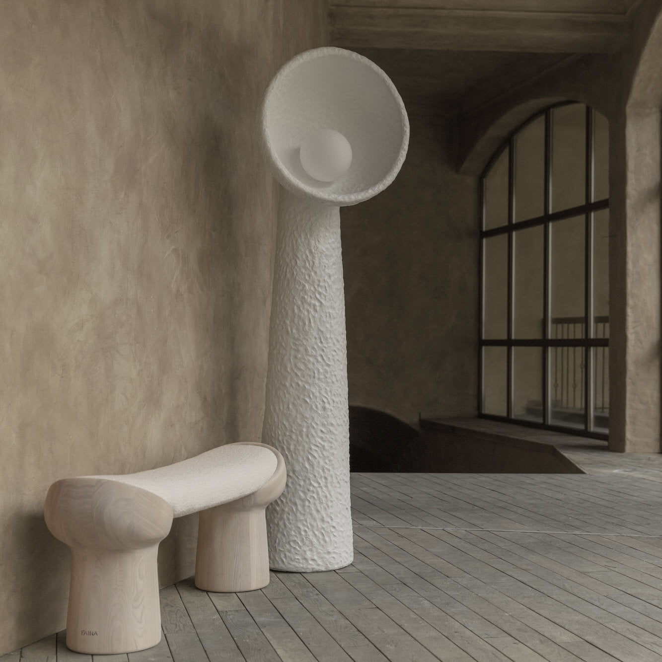 Echo Sculptural Floor Light, Floor Lamp, detail 37