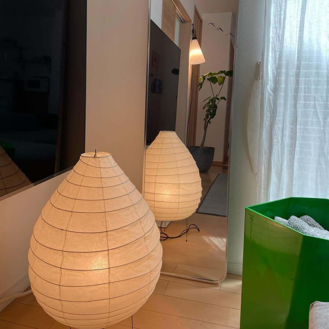 Washi Paper Lantern Floor Light, Floor Lamp, detail 12