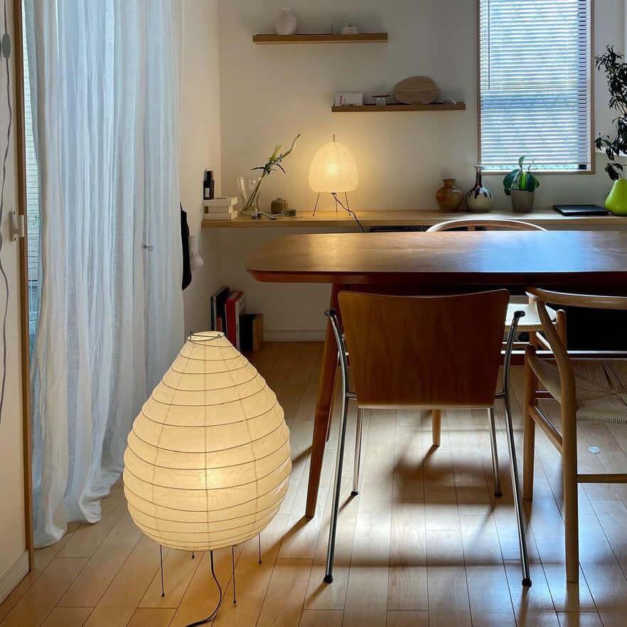 Washi Paper Lantern Floor Light, Floor Lamp, detail 14