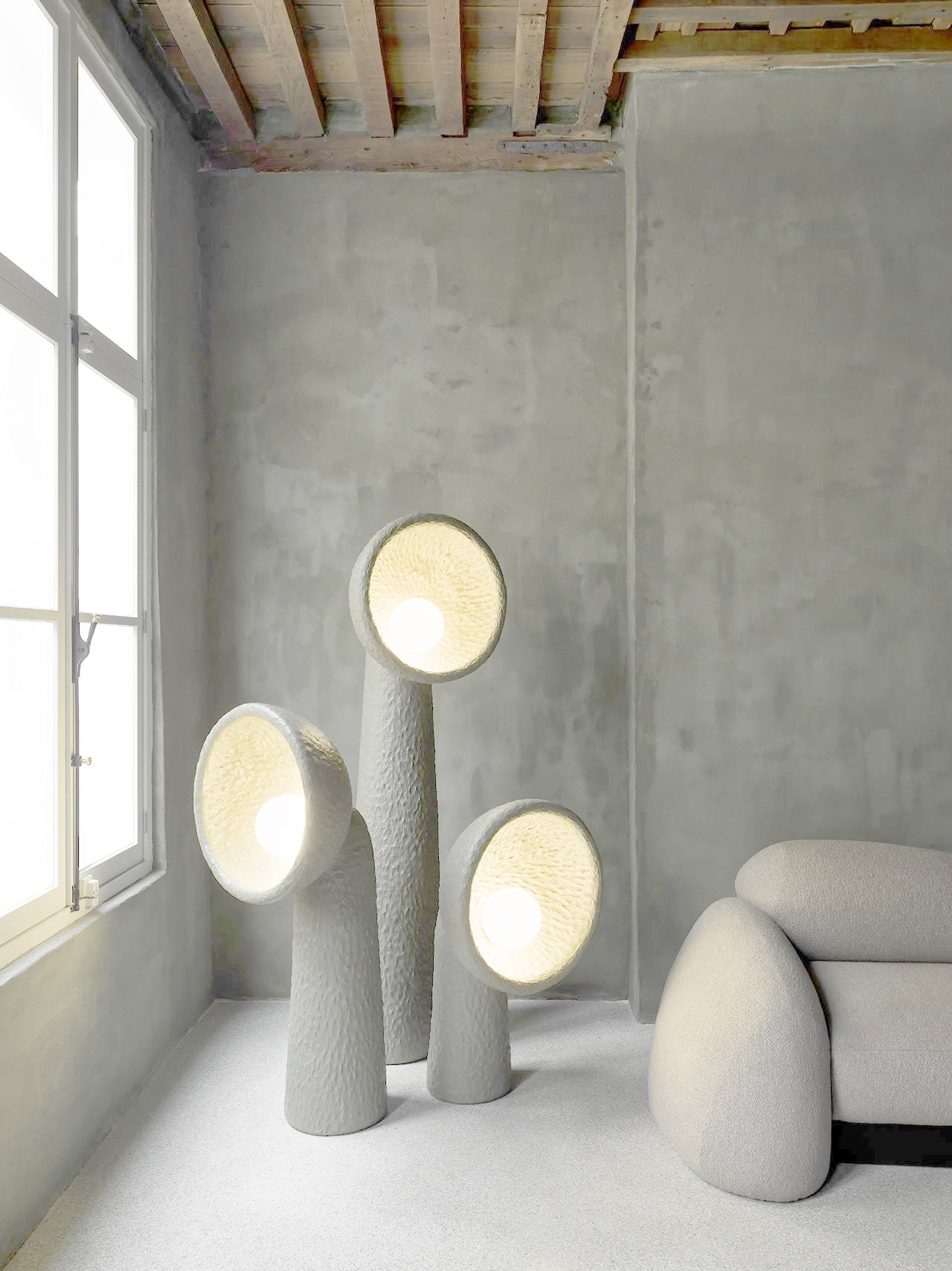 Echo Sculptural Floor Light, Floor Lamp, detail 15