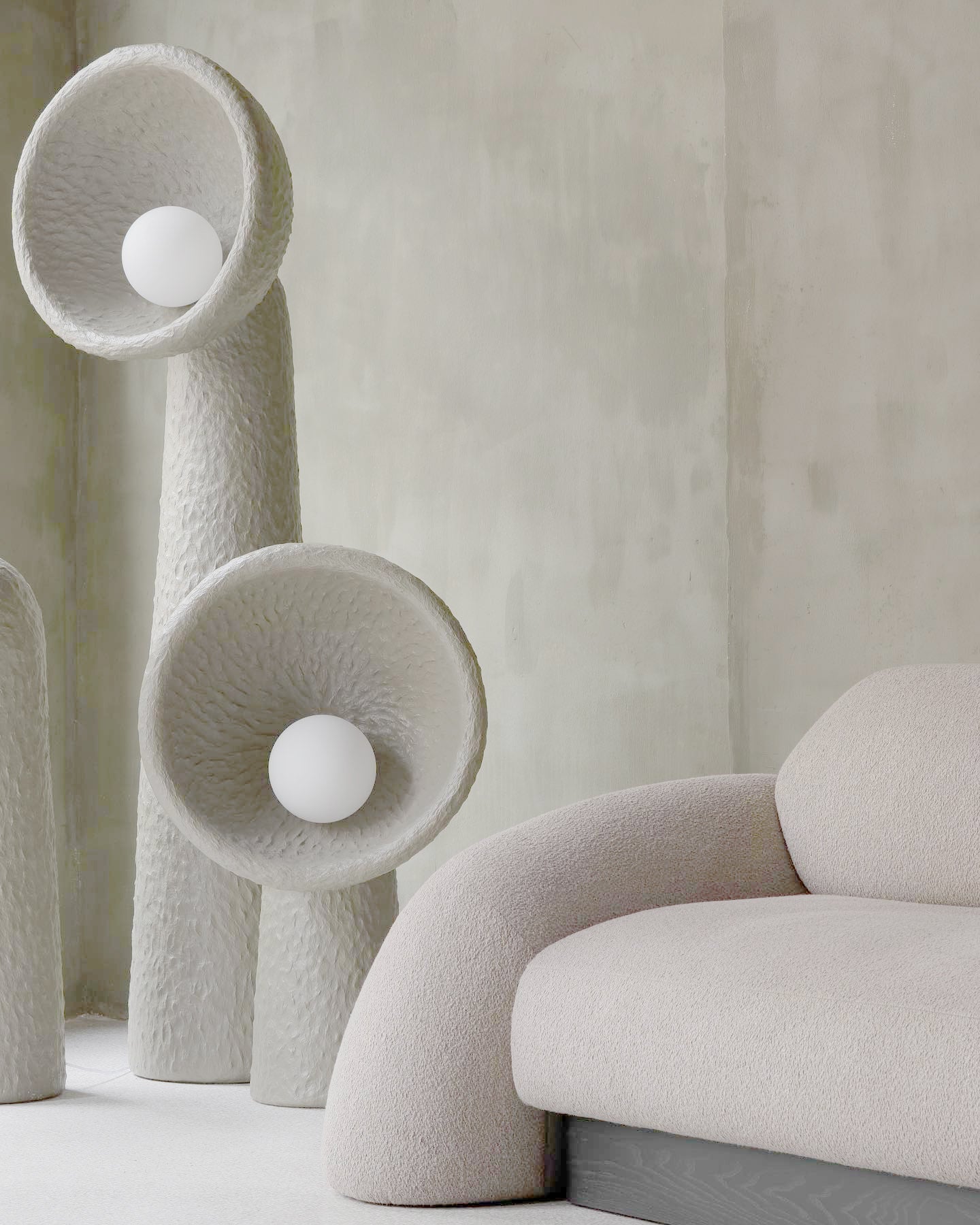Echo Sculptural Floor Light, Floor Lamp, detail 16