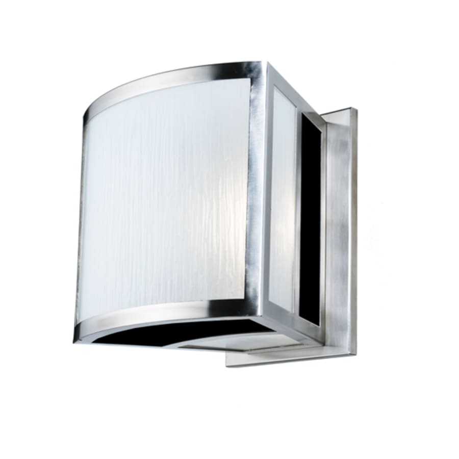 12" Wide Single Light Wall Light with Frosted Glass Shade, Bedroom Wall Sconce, Dimensions: Height: 12"