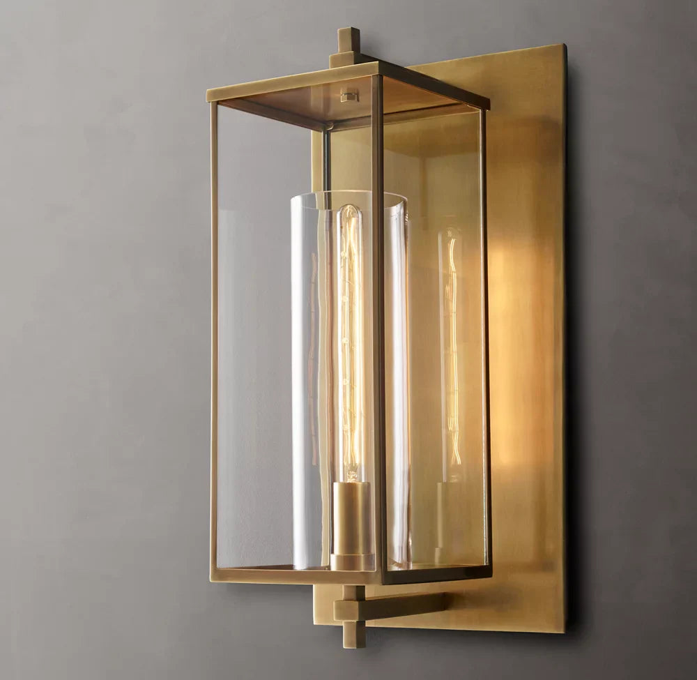 Devaux Grand Square Wall Light, Wall Sconce, detail 4