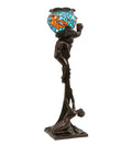 Lovers Trangle 35 Inch 1-Light 35.00" Mahogany Bronze Table Lamp front view