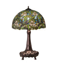 Trillium And Violet 31 Inch 3-Light 31.00" Mahogany Bronze Table Lamp front view