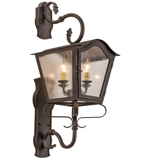 Christian 4-Light 33.00" Cajun Spice Wall Sconce front view