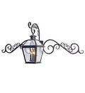 Bentley 3-Light 23.00" Antique Iron Wall Sconce front view