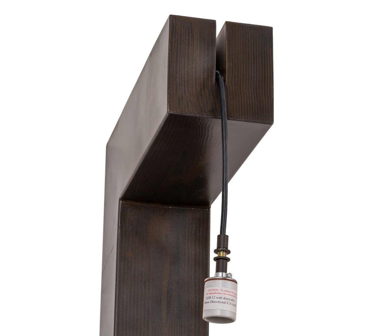 Cilindro 1-Light 54.00" Amorire Hickory LED Wall Sconce detail view 6