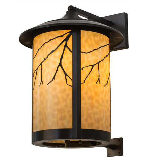 Fulton 1-Light 23.00" Craftsman Brown Wall Sconce front view