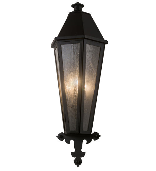 Millesime 3-Light 40.00" Blackwash Wall Sconce front view