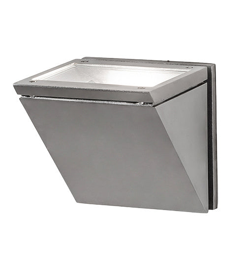 Hoffman 1-Light 7.00" Brushed Stainless Steel Wall Sconce front view