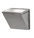 Hoffman 1-Light 7.00" Brushed Stainless Steel Wall Sconce front view