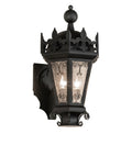 Chaumont 2-Light 25.50" Anodized Effect Black Wall Sconce front view