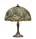 Trillium And Violet 3-Light 26.00" Mahogany Bronze Table Lamp front view