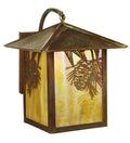 Square Seneca 1-Light 22.00" Vintage Copper Wall Sconce front view